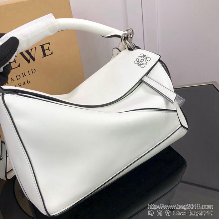 LOEWE羅意威 拼色熱銷款 puzzle bag 可折疊 牛皮手提肩背包 大小號 L0153  jdl1240